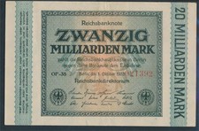 billets Allemand Empire 1923