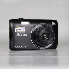 Nikon CoolPix S3700 20,1Mp Digital Compact Camera Black, Boxed - Refurbished