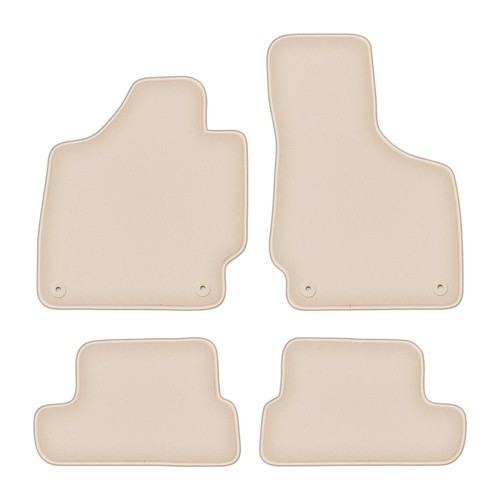 Tapis sol velours beige - tapis, en