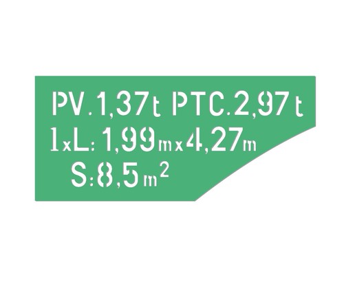 Pochoir plaque tare - de, pour