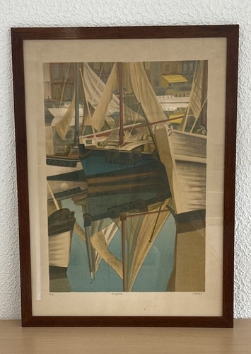 Tableau lithographie salinas - tableau,