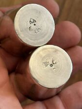 Deux Gobelets  & Argent Massif