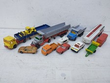 Lot Majorette épaves + camion Matchbox