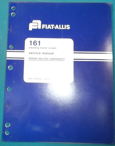 Fiat allis 161 tracteur - fiat,