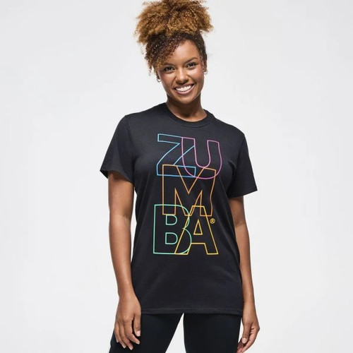 Zumba block unisex tee bold - zumba,