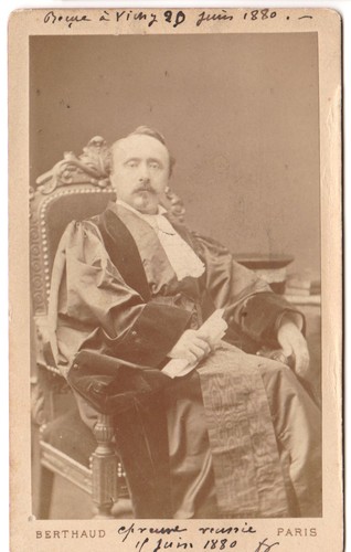 Portrait juge en robe - portrait, d'un