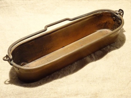 Ancienne poissonnière cuivre
