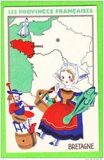 Image Publicitaire CREME ECLIPSE (Cirage) - Les Provinces - LA BRETAGNE