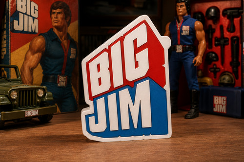 Plaque déco big jim - plaque,