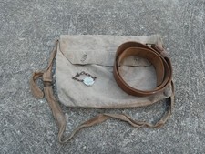 1940 France 40 Lot Meme Soldat Francais Msette Ceinturon Plaque Identité Nevers