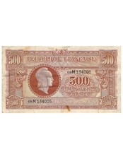 France Billet du Trésor - 500 Francs Marianne Type 1945 Série 68 M - TB+