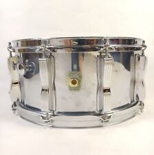 Ludwig 16.5x35.6cmL403 75th Anniversaire Chicago Voûte Caisse Claire Chrome Sur