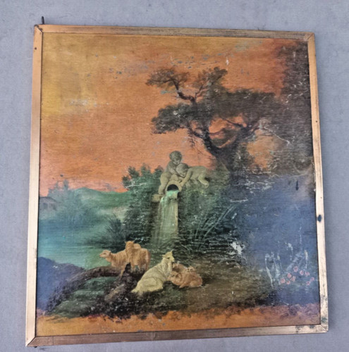 Ancien tableau scène - tableau,
