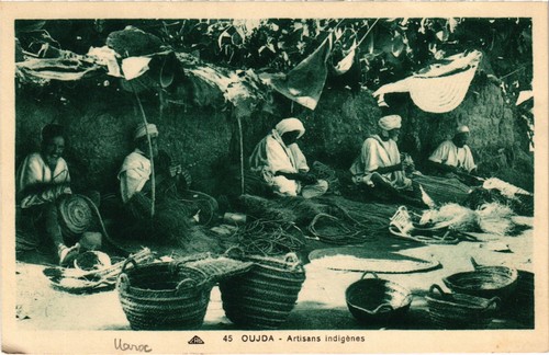 Cpa maroc oujda artisans - cpa,