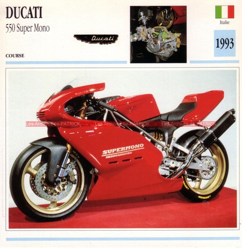 Ducati 550 super - 550, mono