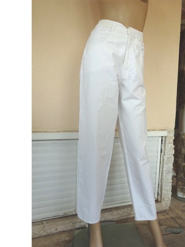 Pantalon jeans blanc - jeans, taille
