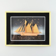 Korkbild diorama bateau à - korkbild,