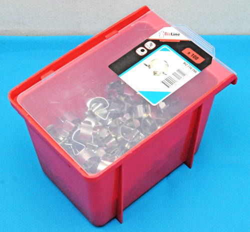Lot 100 clips pour câble - clips,