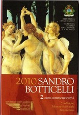 Coffret BU 2€ commémorative Saint Marin 2010