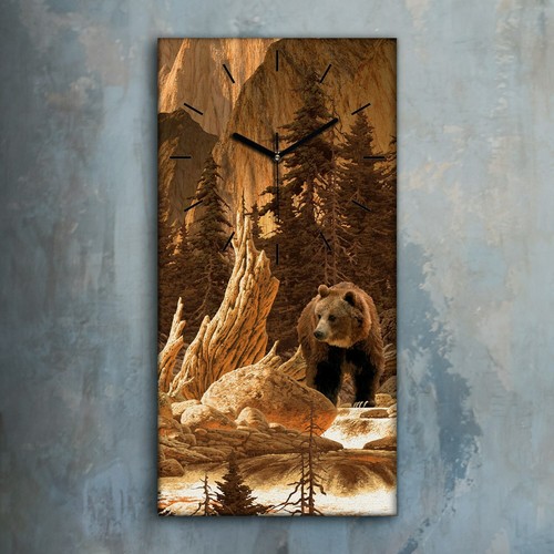 Horloge décorative sur toile