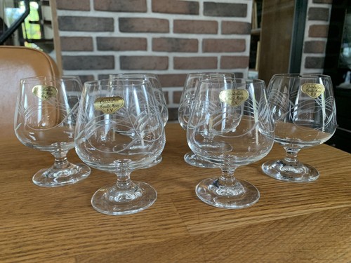 Verres cognac en - en, cristal