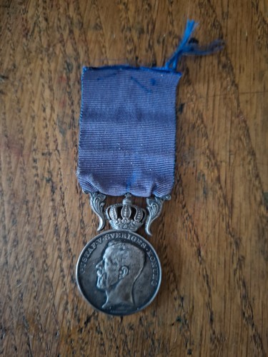 Medaille suede argent gustav - argent,