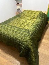 couvre lit molletonné en soie naturelle, deux places