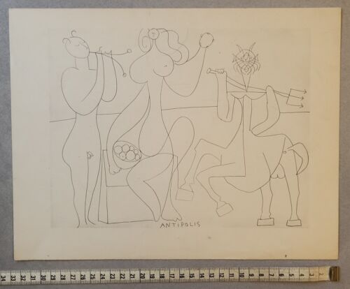 Picasso lithographie mes - picasso-lithographie,, "mes