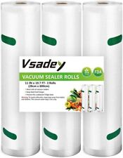 Grands Sacs Sous Vide Alimentaire 3 Rouleaux 25X500CM Sans BPA Conservation