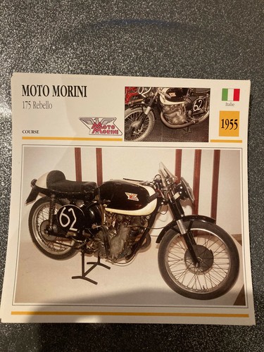 Carte fiche moto collection - fiche,