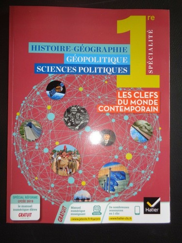Livre manuel lycée première - livre,