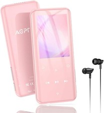 Lecteur MP3 Bluetooth 32Go Tactile Grand Écran Métal Podomètre Radio FM rose fr