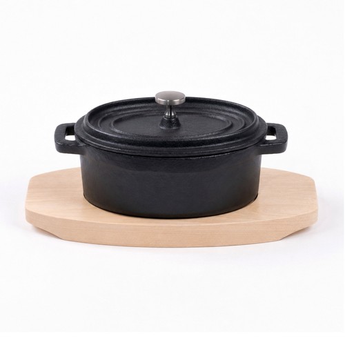 Mini cocotte fonte ovale - cocotte, en