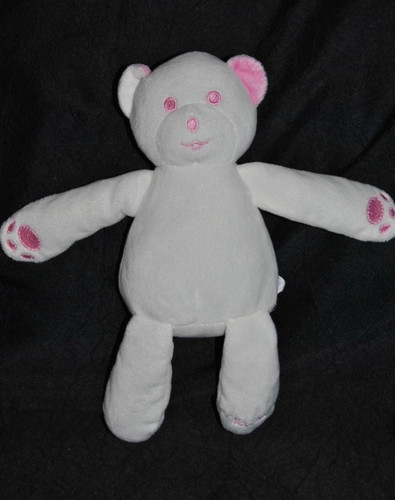 Doudou ours blanc mustela - doudou,
