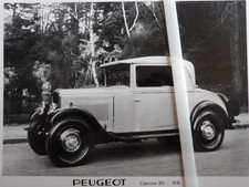 Photo presse PEUGEOT Cabriolet 201 de 1930