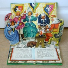 LES TROIS CHEVEUX D'OR par V. KUBASTA Livre animé pop up de 1969  Très bon état