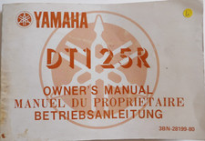 Manuel du propriétaire moto YAMAHA DT125R