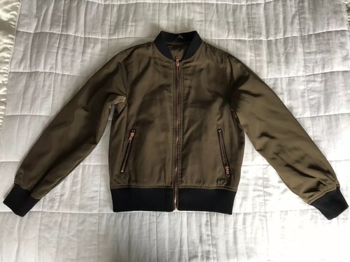 Veste marron vert mousse fille