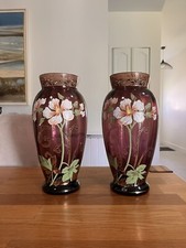 Paire De Vases Montjoye Legras