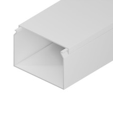 Goulotte électrique PVC blanc