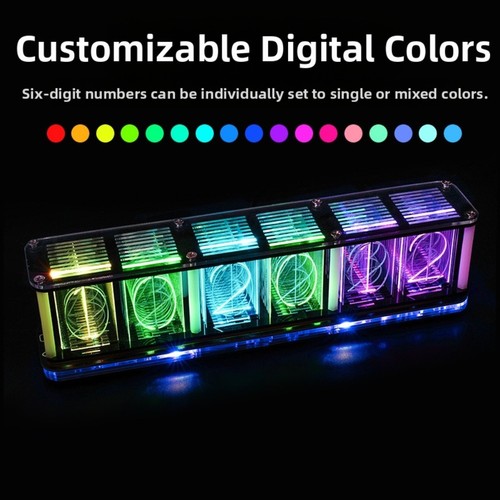 Kit horloge tube rgb led - led, diy