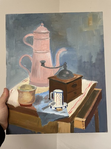 Peinture ancienne cuisine - peinture,