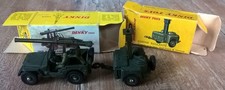 DINKY TOYS originale : n° 823 +829 JEEP WILLYS et CUISINE ROULANTE avec BOITES !