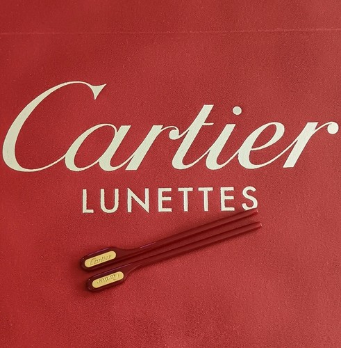 New cartier temple end - new, arms