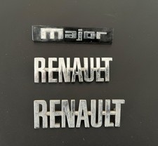 LOT DE 3 Sigles Emblèmes Logos Insignes Monogrammes  RENAULT