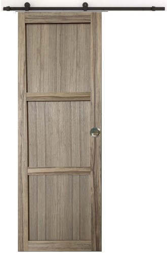 Porte coulissante bois - bois, frake