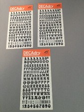 Lettre transfert decadry 9 mm