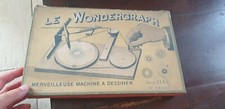 JEU ANCIEN LE WONDERGRAPH DE 1908 MERVEILLEUSE MACHINE A DESSINER BOIS ET CARTON