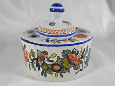 ( 02 ) SUPERBE ENCRIER EN FAÏENCE DE DESVRES GEO MARTEL CORNE D ' ABONDANCE