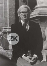 ANDY WARHOL Photographe Polaroid Camera Pop art Fontana del Mosé Rome Photo 1977